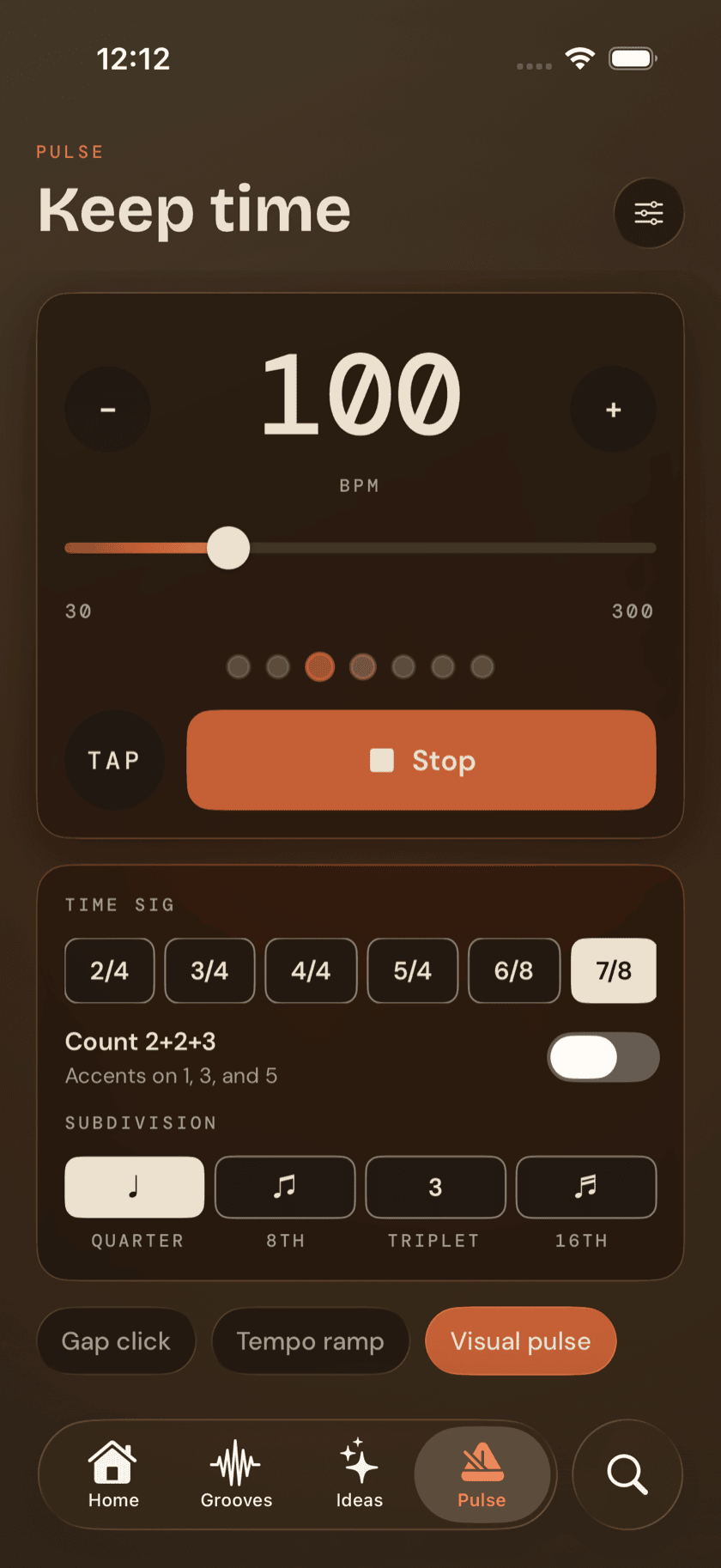 Drum Buddha Pulse metronome